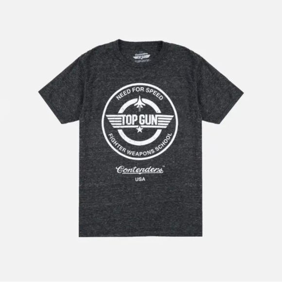 Contenders Top Gun Crest Shirt Men's Size M Onyx Brand New - Picture 1 of 1